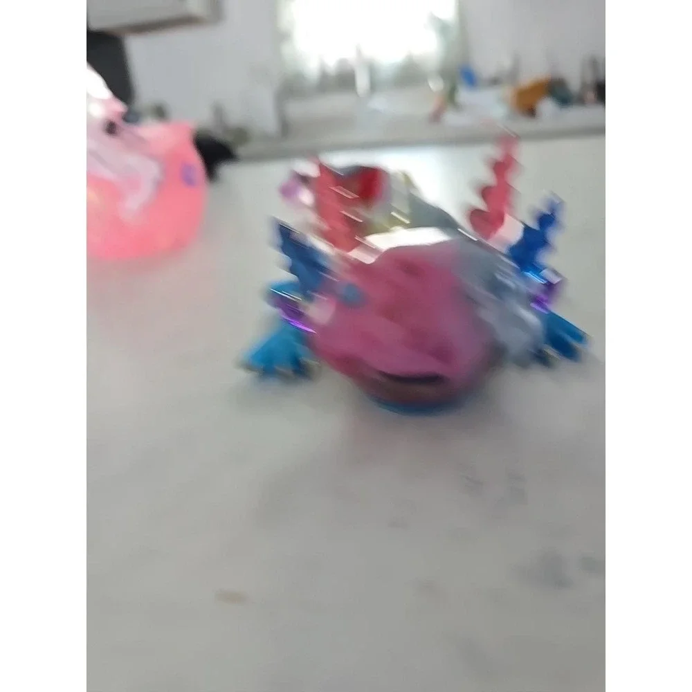 Handmade Resin Axolotl Multi Colored Decoration Gift‎ Paper Weight. 722